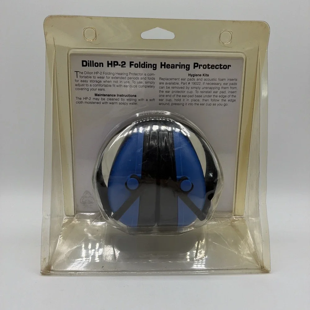 Dillon HP-2 Folding Hearing Protector NRR 21. New In Box.